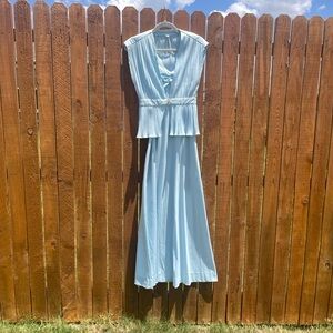 Vintage Light Blue Dress